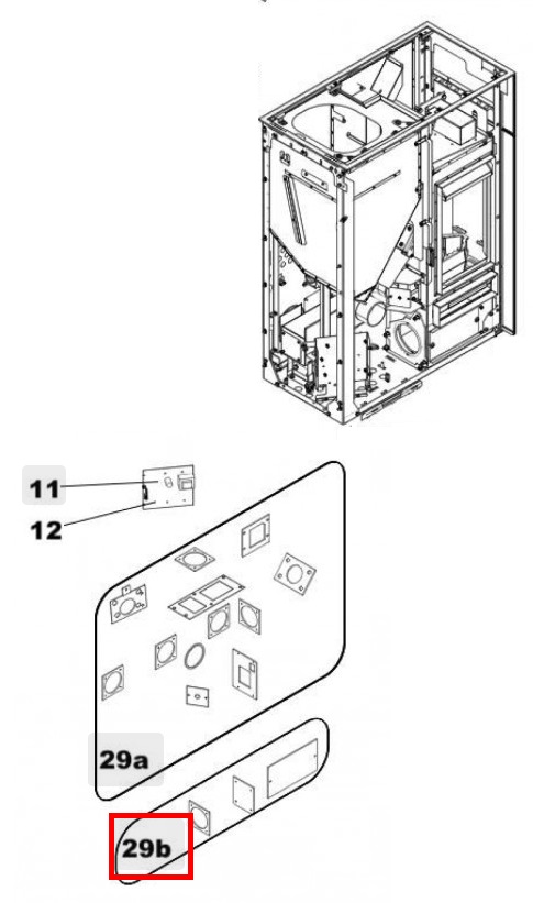 Haas+Sohn Catania II RLU 443.08 Revisionsdeckeldichtung Dichtplatte