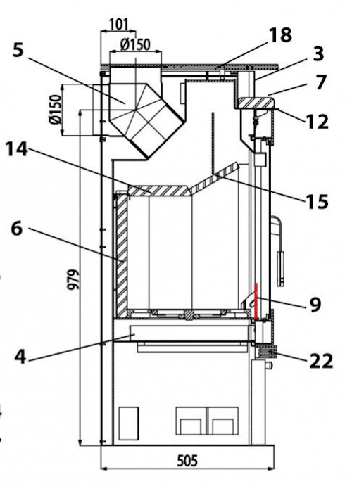 Haas-Sohn Harstad 216.15 ferma legna