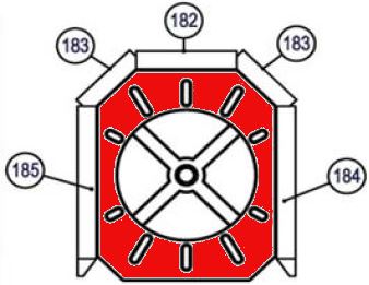 Haas+Sohn Imatra 212.17 Rostlager Feuerraumboden 