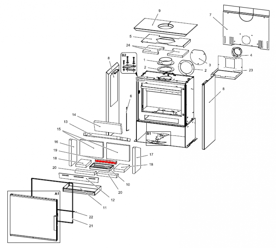 Haas+Sohn Calma easy 347.15 Bodenstein hinten