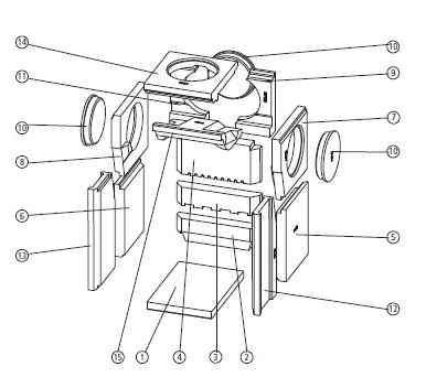 Leda Juwel H1 Feuerraumauskleidung Brennraumauskleidung