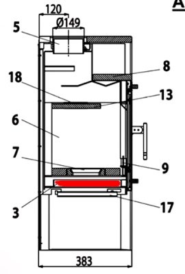 Haas+Sohn Ecoline 281.12 Aschekasten