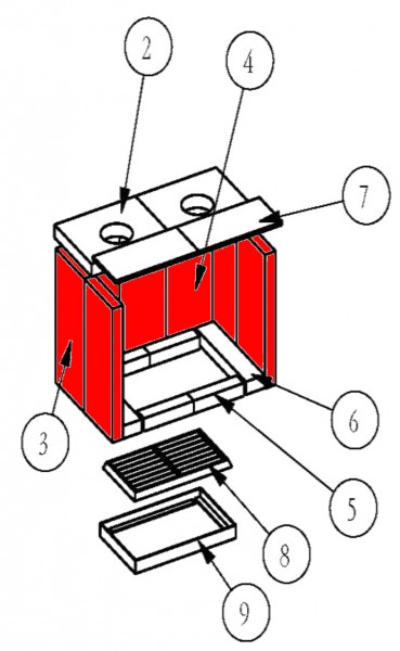 Eurotherm Goslar pietra laterale set B