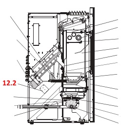 Wodtke PE Nova Einbaugerät air+ cavo sensore flusso aria