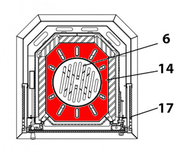 Haas+Sohn Isola 212.17 Rostlager Gusslager