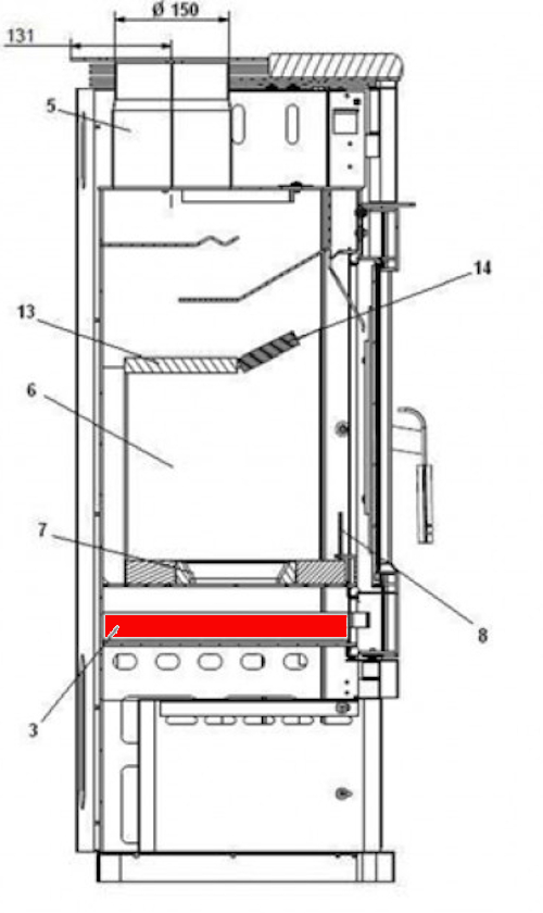 Haas+Sohn Montegrotto 305.15 Aschekasten