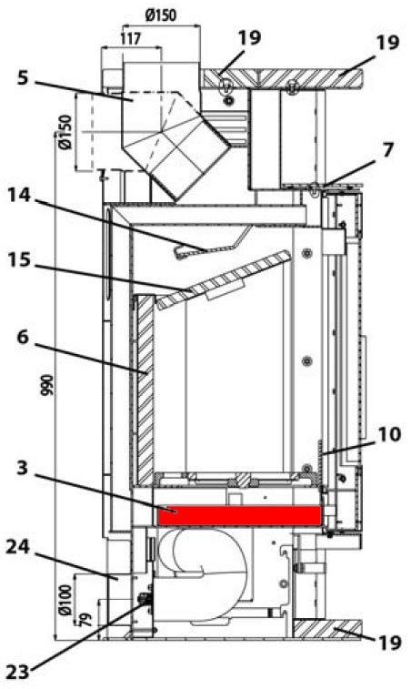 Haas+Sohn Leon 234.17 Aschekasten