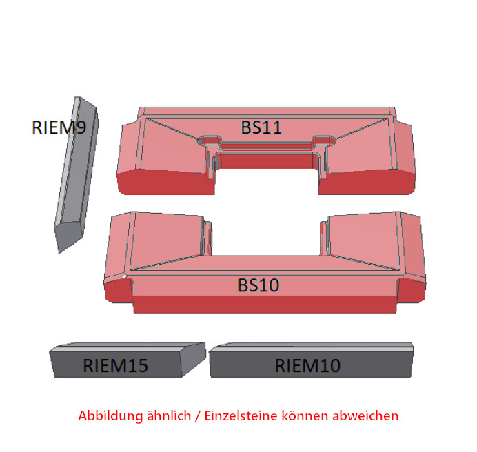 Schmid Ekko L 67(45)/51 pietra per fondo set