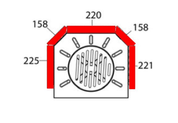 Haas+Sohn Bilbao 327.15 Feuerraumauskleidung Brennraumauskleidung