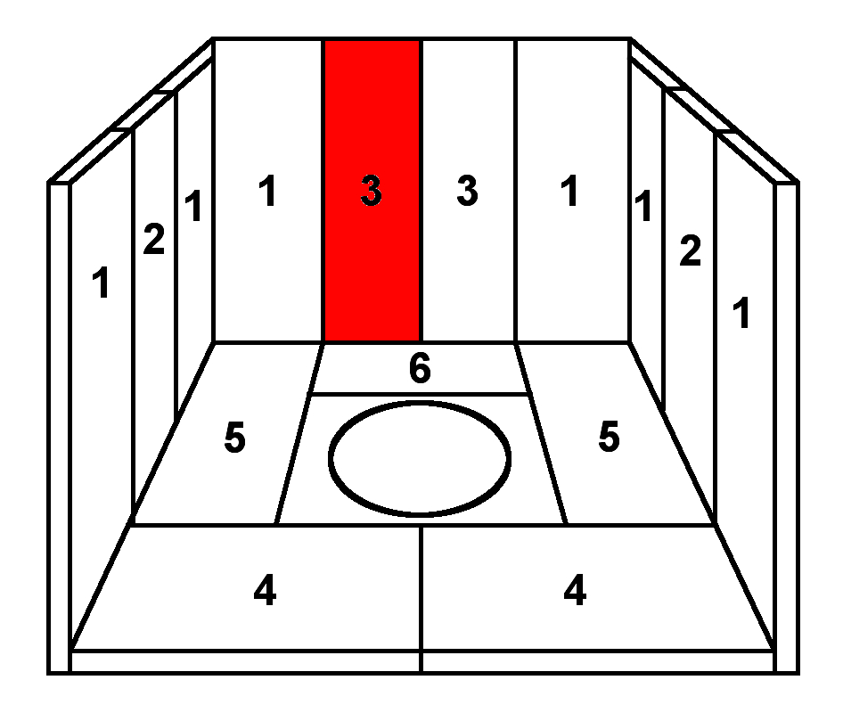 Skantherm Calima pietra posteriore centrale a sinistra