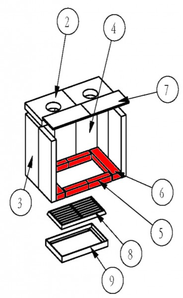 Eurotherm Rubin Bodenstein Set B Vermiculitestein