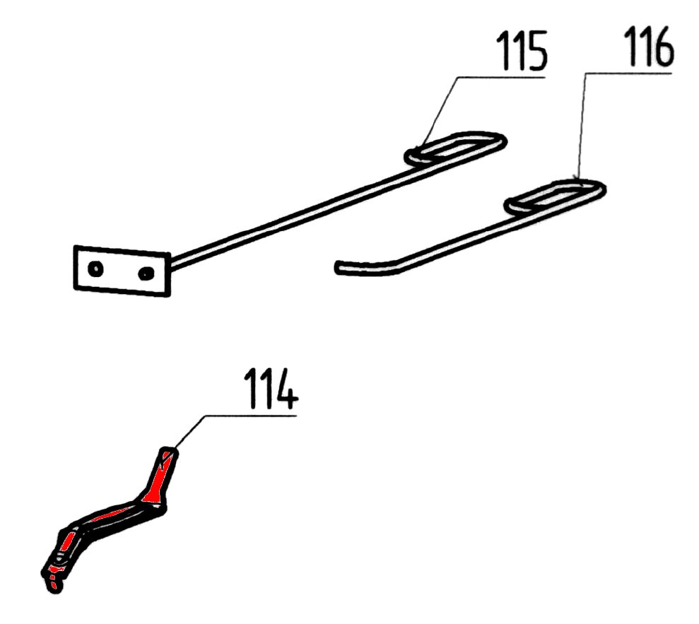 Wamsler K 128  lève-couvercle crochet