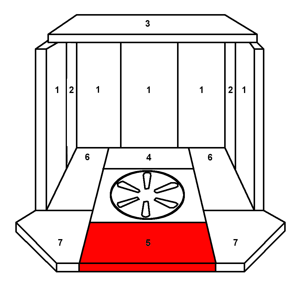 Skantherm Risö pietra per fondo anteriore centrale