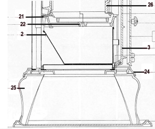 Haas-Sohn Carina de Luxe 191.15 sportello per cenere