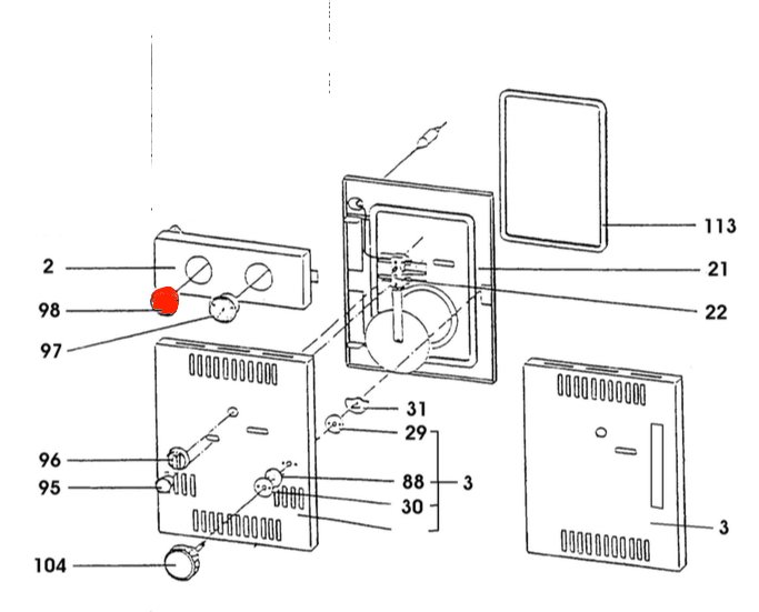 Wamsler K148 thermomètre