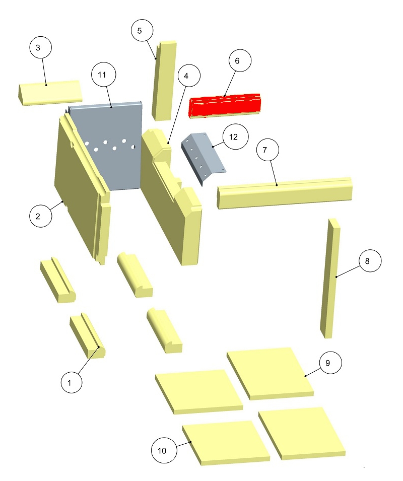 Haas-Sohn HSDH 75.5 schermatura posteriore