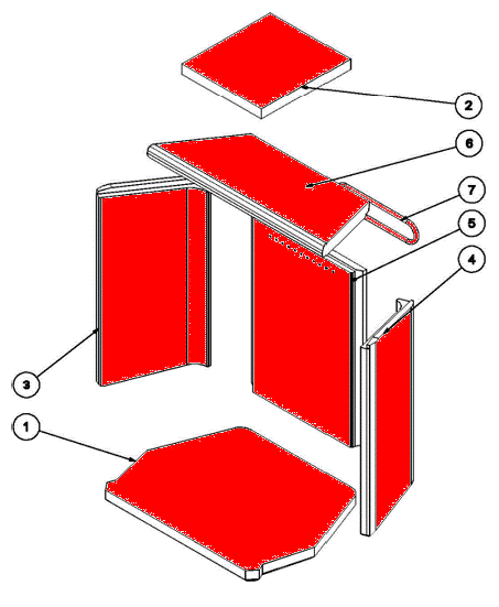 Attika Rondo Classic Feuerraumauskleidung Brennraumauskleidung