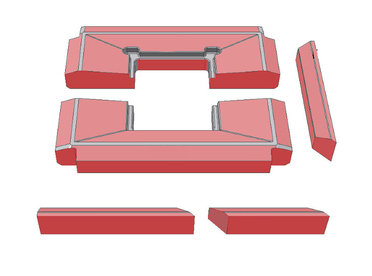 Schmid Ekko R 67(45)/51 pietra per fondo set