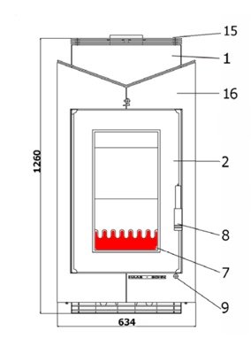 Haas+Sohn Alta 218.17 Grille à poser pourtour de grille