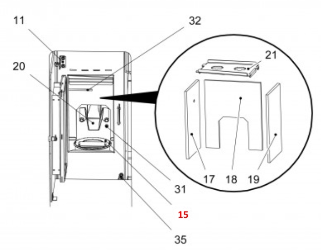 Haas+Sohn Pallazza 517.08 pot de combustion