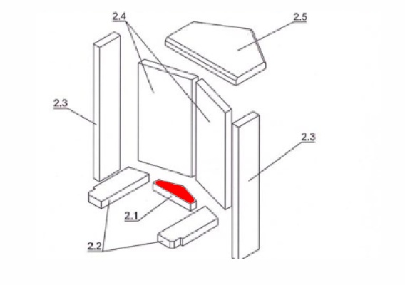 Oranier Modus Bodenstein hinten