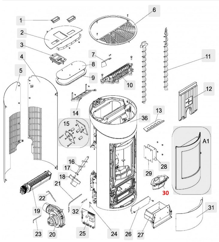 Haas+Sohn HSP 7 450.08 pot de brûleur