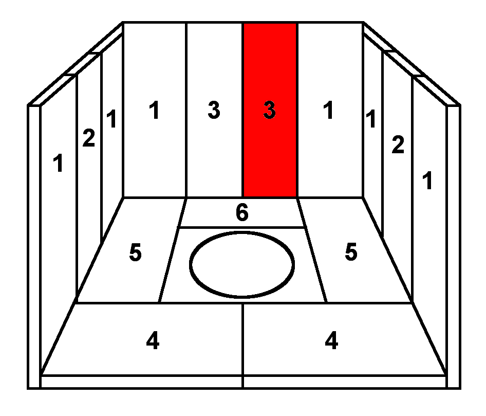 Skantherm Calima pietra posteriore centrale a destra