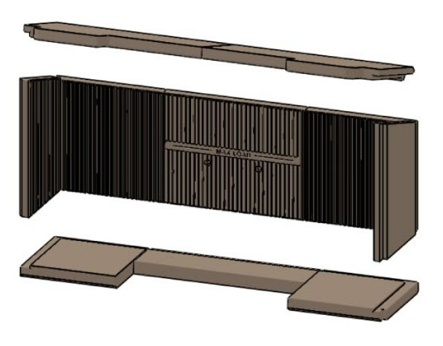 Oranier Ziva XL rivestimento focolare