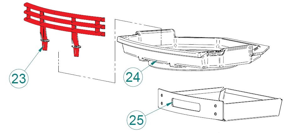 Contura 780 Stehrost Rostreling