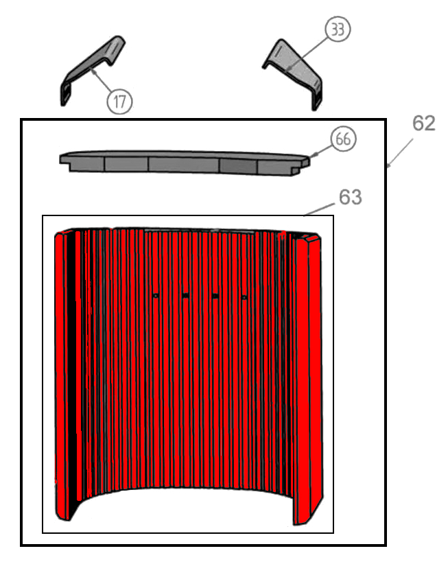 Oranier Polar NEO 8 RLA pietra laterale set