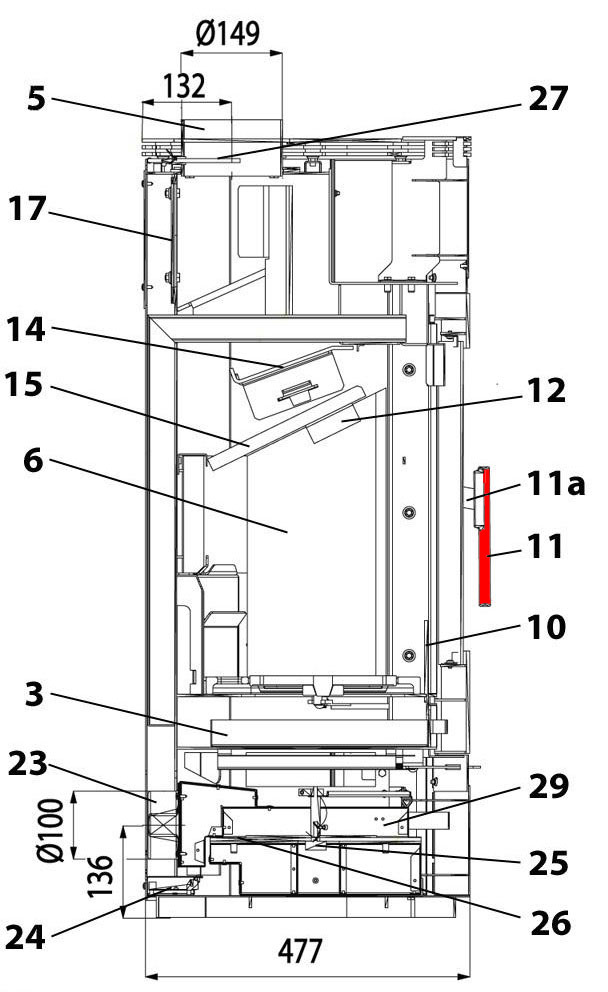 Haas-Sohn I 3020 impugnatura sportello