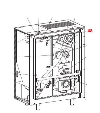 Wodtke ixbase air+ guarnizione tiraggio gas combusti