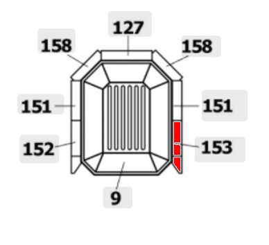 Haas+Sohn Siena 277.15 Seitenstein rechts vorne Feuerraumstein