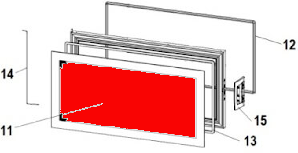 Austroflamm 75x39 K Sichtscheibe