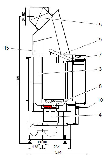 Haas+Sohn Exquisit II 182.18 Ascherost Explosionszeichnung