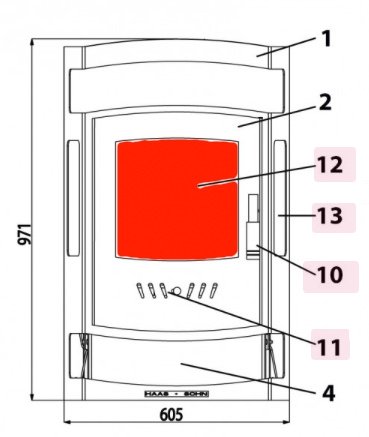 Haas+Sohn Oristano 266.17 Sichtscheibe