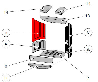 Haas+Sohn Ficus III 287.12 Seitenstein links oben