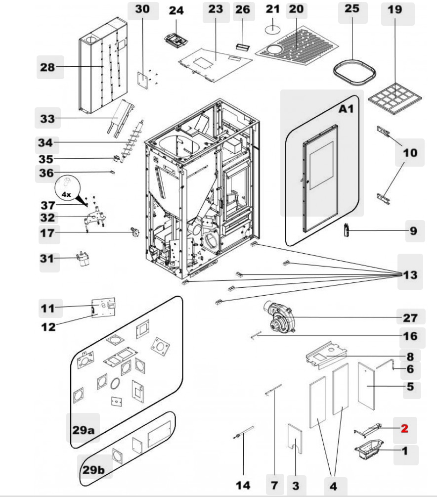 Haas+Sohn Lucca II RLU 442.08 Brennerkeil