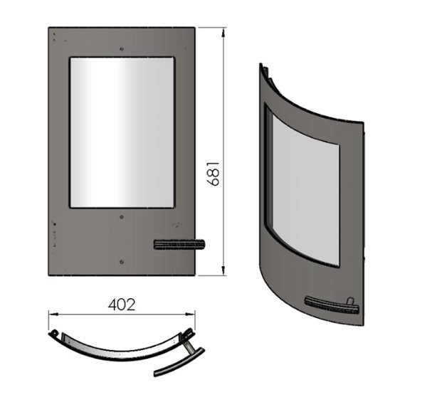 Termatech TT20 sportello grigio scuro