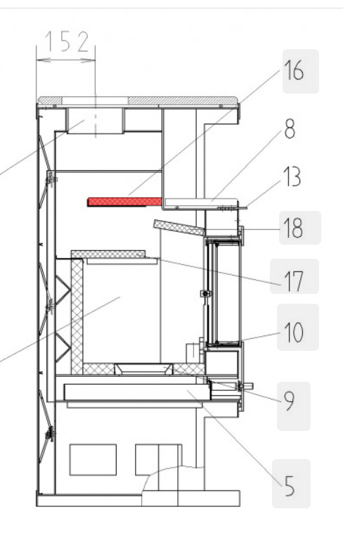 Haas+Sohn Stockholm 152.15 Zugumlenkung oben Prallplatte