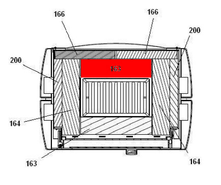 Haas+Sohn Palma 318.15 Bodenstein hinten Feuerraumstein