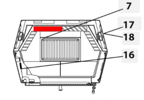 Haas+Sohn Oristano 266.17 Rückwandstein links