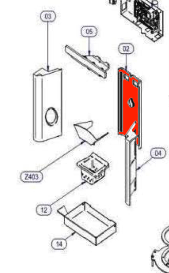 Wamsler PO 90 pietra posteriore