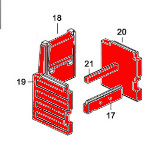 Haas+Sohn HSZ 40.2 Feuerraumauskleidung Brennraumauskleidung