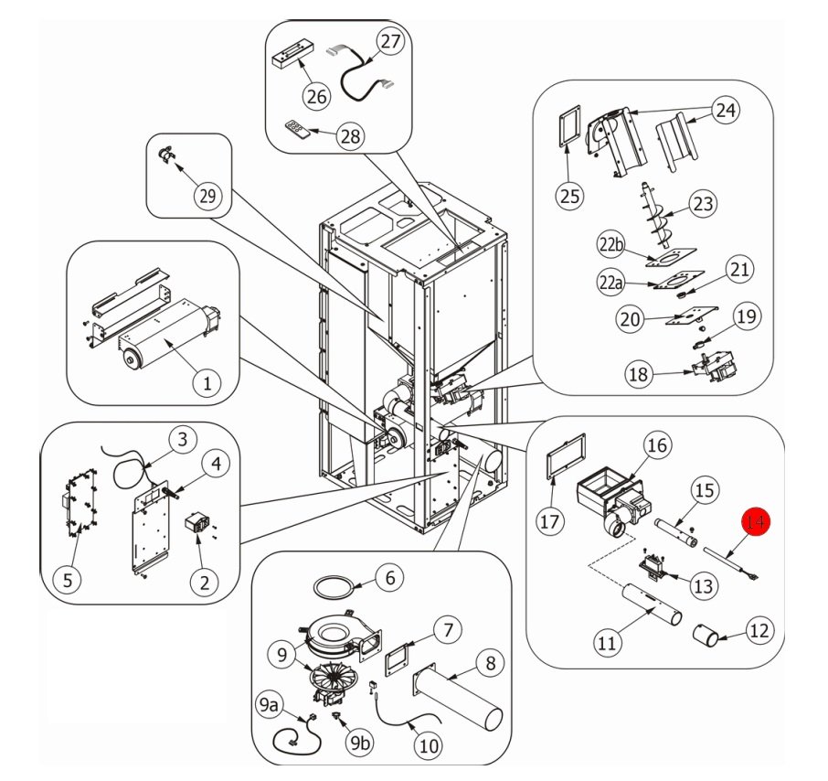 MCZ EGO-Air 1.0 cartuccia di accensione