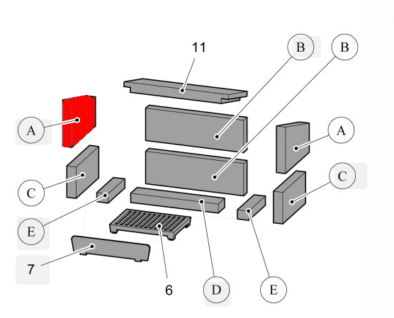 Haas+Sohn Java II 204.14 Seitenstein links oben