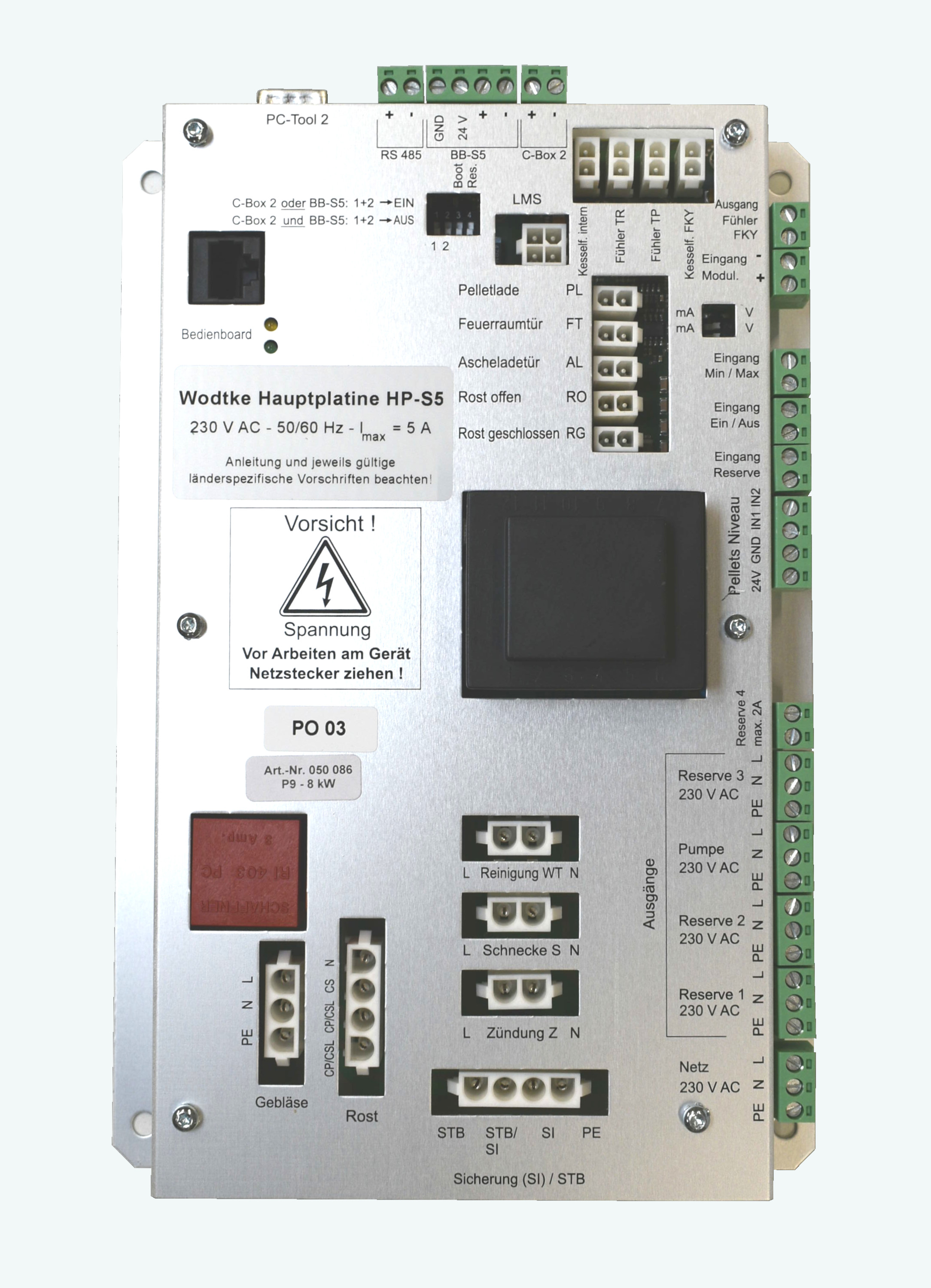 Wodtke family.nrg air+ Hauptplatine Programm 9