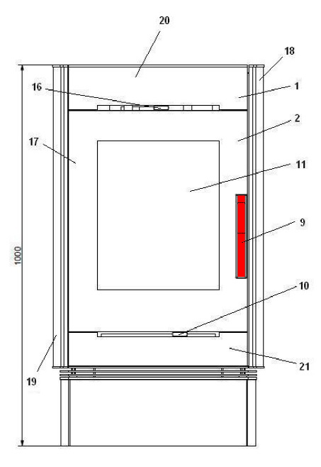 Haas-Sohn Palma 318.15 impugnatura sportello