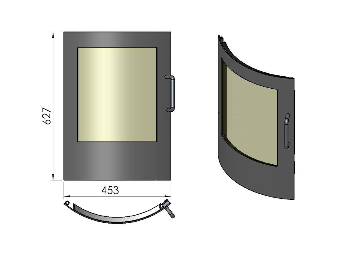 Termatech TT10 sportello grigio chiaro